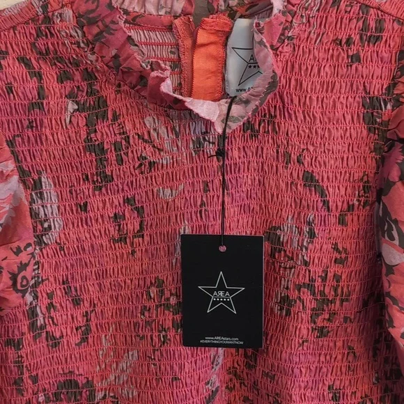 Revolve Area Stars Priya Floral Smocked Mini Dress - Picture 5 of 9